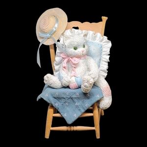 *Sold* Vintage Calico Kittens 1992 "Waiting For A Friend Like You" Figurine